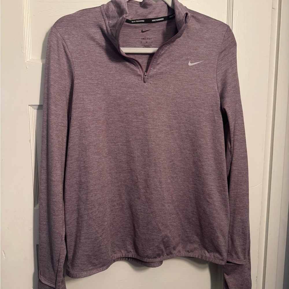 Nike Purple Quarter-Zip Sweatshirt